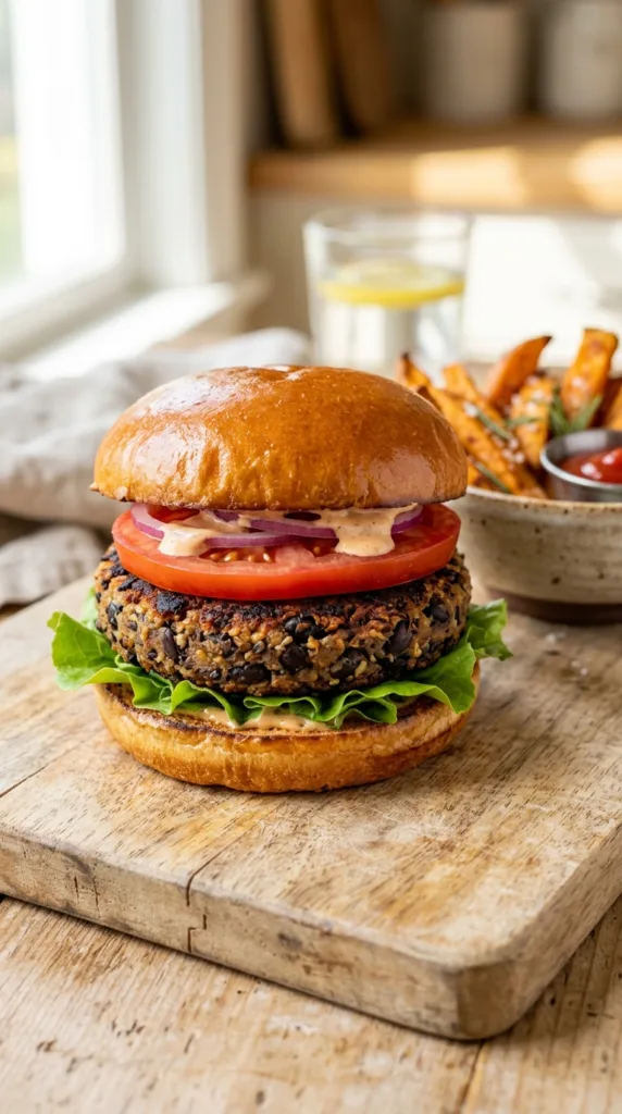 Black bean burger 202603232052