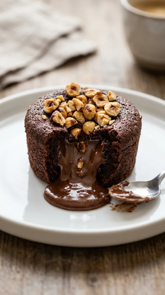 Chocolate lava cake oozing nutella 61ebf11eb4