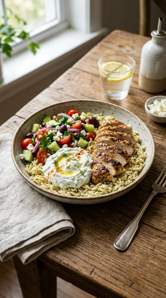 Greek Chicken Orzo 202603241120