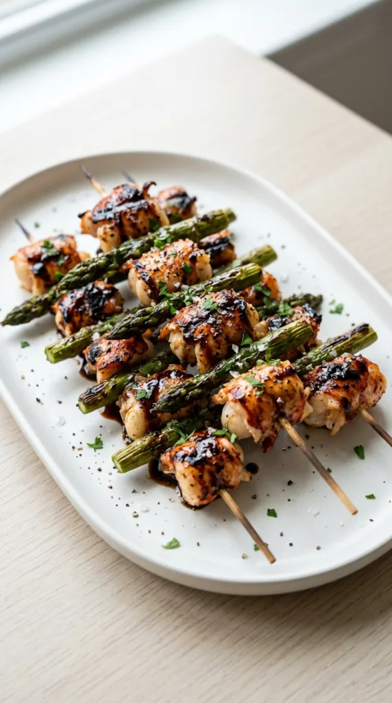 13 Spring Asparagus Lobster Tail Dinner Ideas 14 Originalskewers with lobster and asparaguscritique bd601e90e4