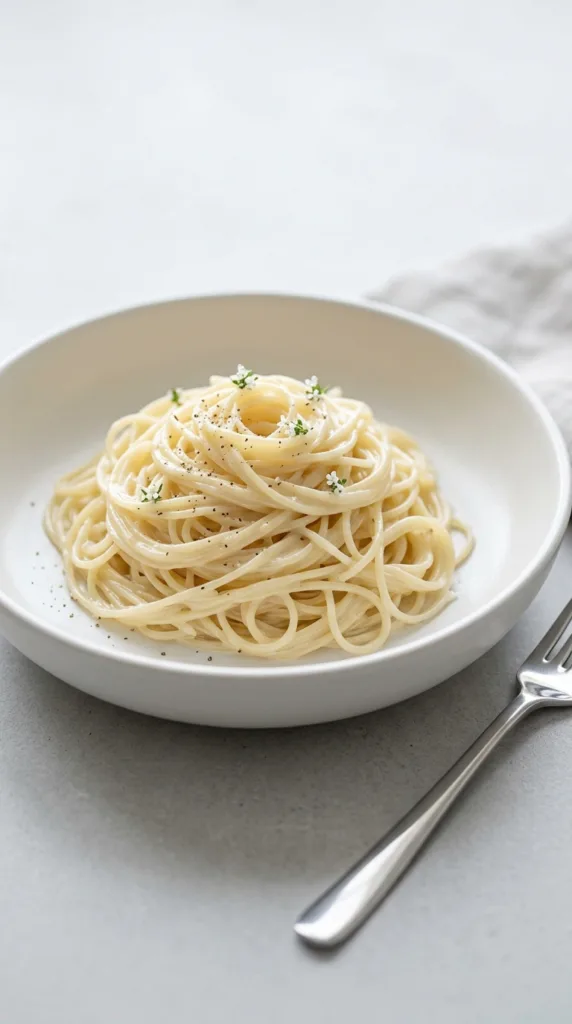 Pasta with cream sauce 723a45ebfe