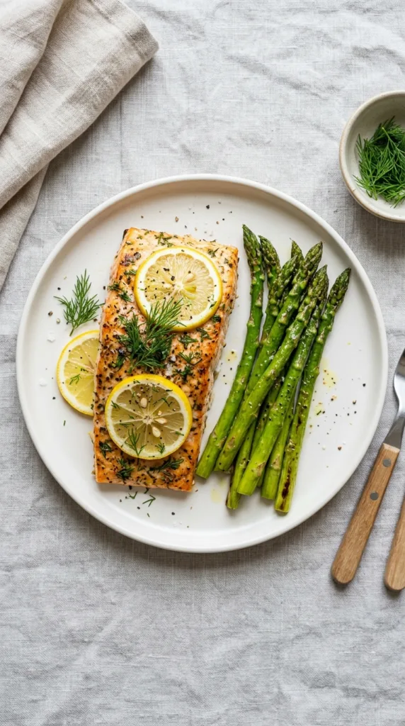 Salmon and asparagus 202603232047