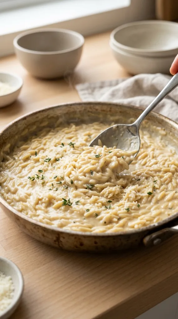 Spoon stirring creamy 202603241041