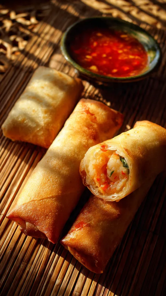 original coconut shrimp spring rolls critique simp