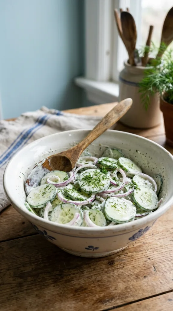 Creamy cucumber salad 202604231959