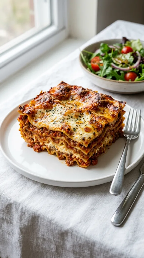Lasagna slice on 202604241035