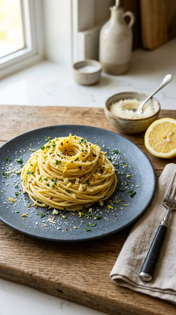 Lemon Garlic Pasta 202604241036