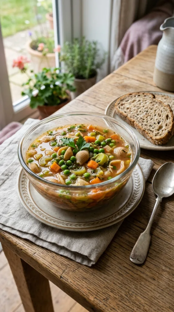9 Cozy Soup Recipes Perfect for Family Dinners 4 Glass bowl filled vegetable soup 202605072107