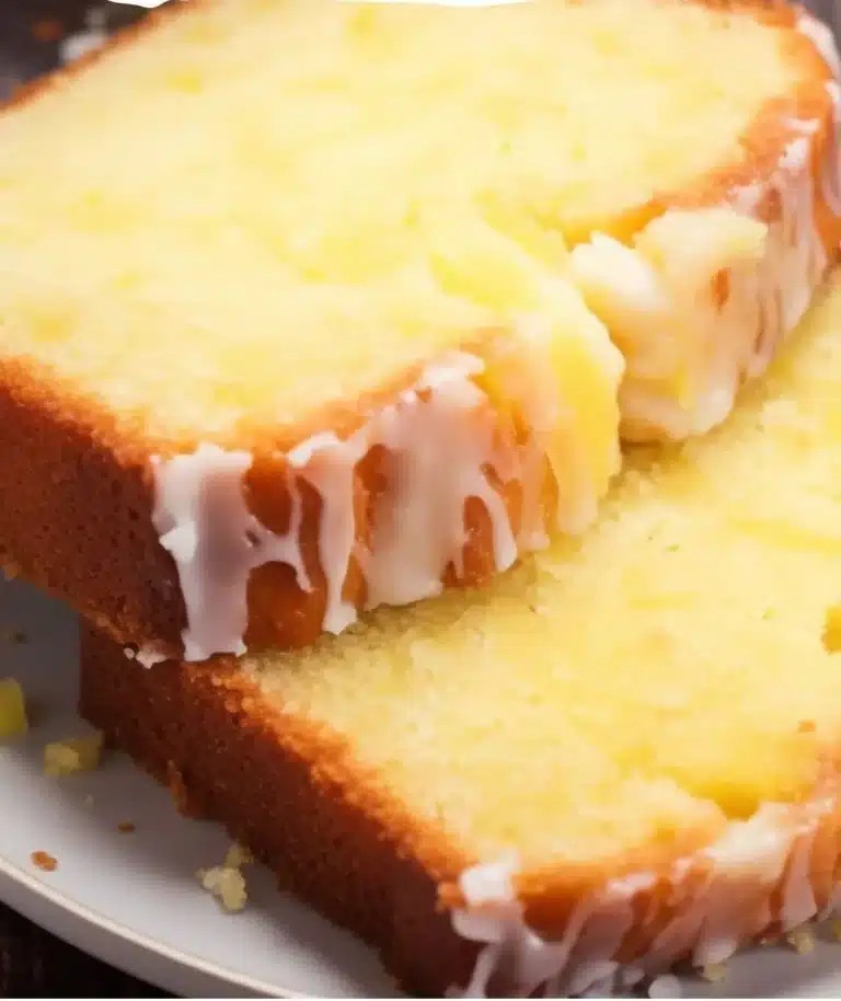Sliced homemade pineapple bread with a golden crust and tropical flavor.