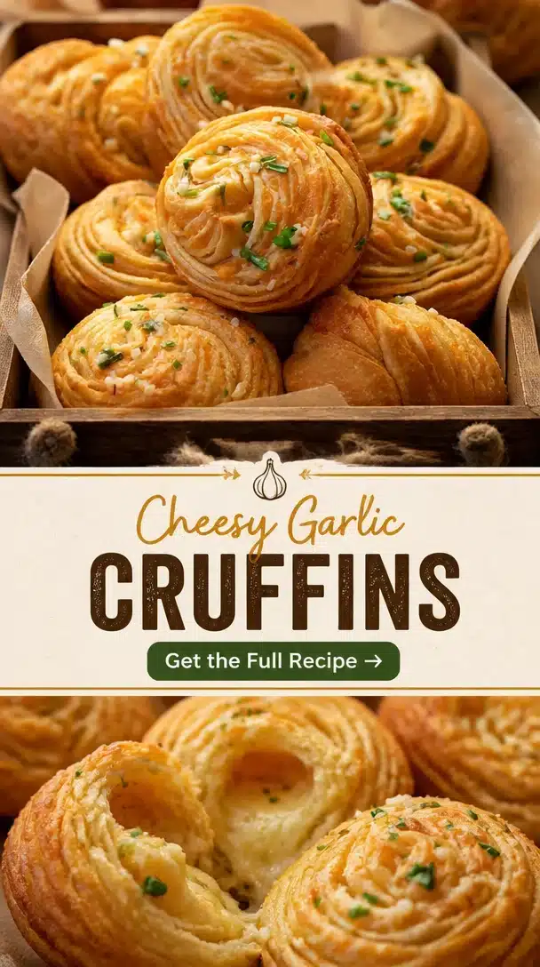 Cheesy Garlic Cruffins: The Perfect Addition to Any Meal