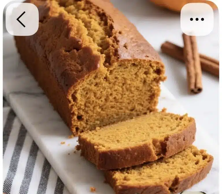 Delicious homemade pumpkin bread without nuts, perfect for fall baking.