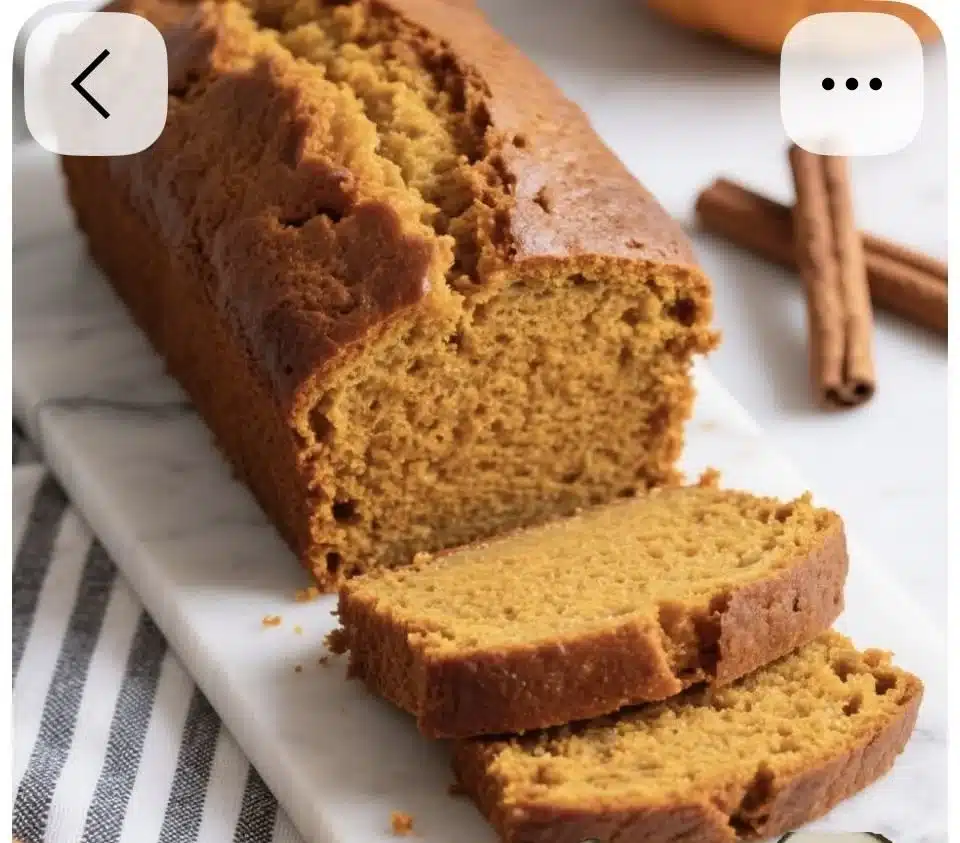 Delicious homemade pumpkin bread without nuts, perfect for fall baking.
