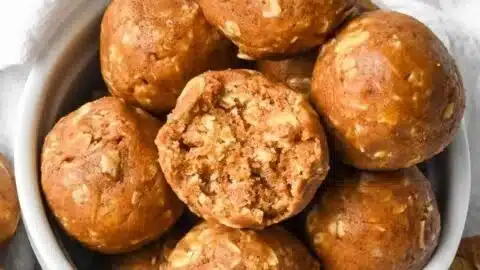 Easy pumpkin protein balls recipe for a healthy snack