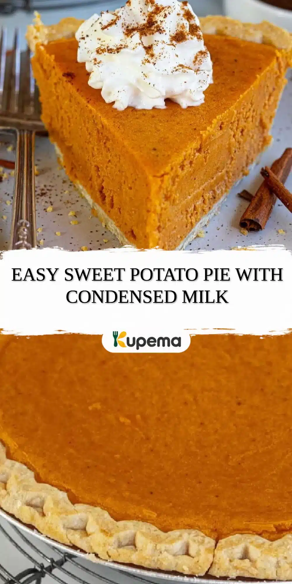 Easy Sweet Potato Pie with Condensed Milk