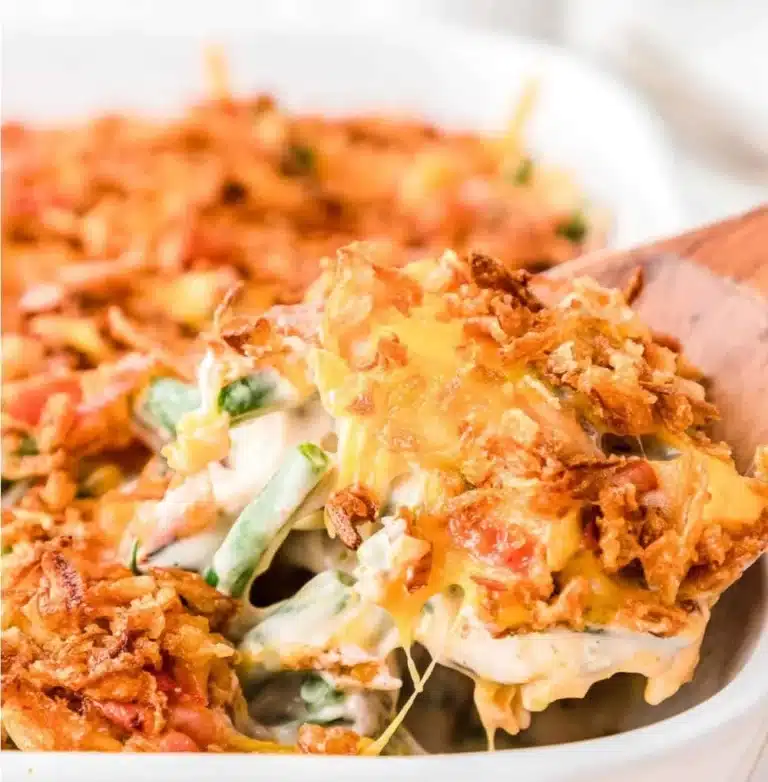 Freezing green bean casserole for easy storage and meal prep