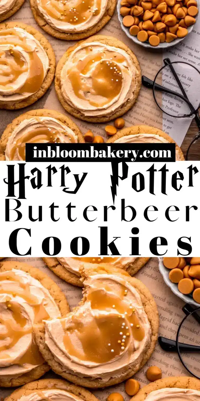 Delicious Harry Potter Butterbeer Cookies fresh from the oven