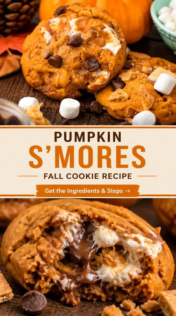 Pumpkin S'mores Cookies Recipe