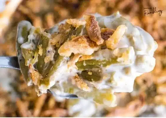 Stovetop green bean casserole recipe for the holidays
